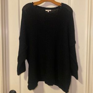 Easel Women's Chunky Black Sweater Size S/M NWOT